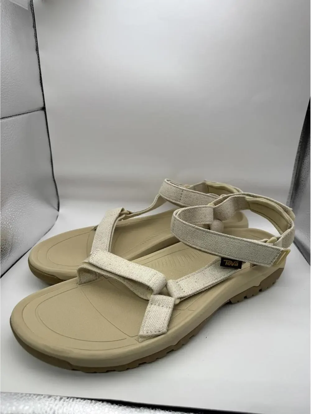 Teva Beige Adjustable Strap Sandals Women's Size 14